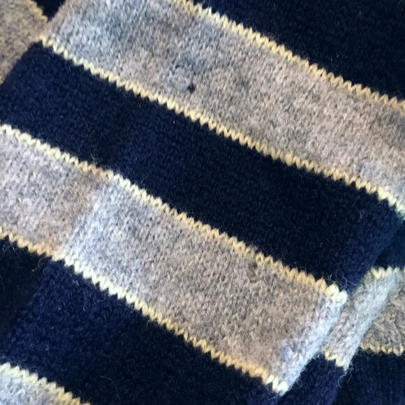 Vintage Shetland Wool Stripped Crewneck - Made in England / FINAL PRICE DROP - Picture 7 of 7